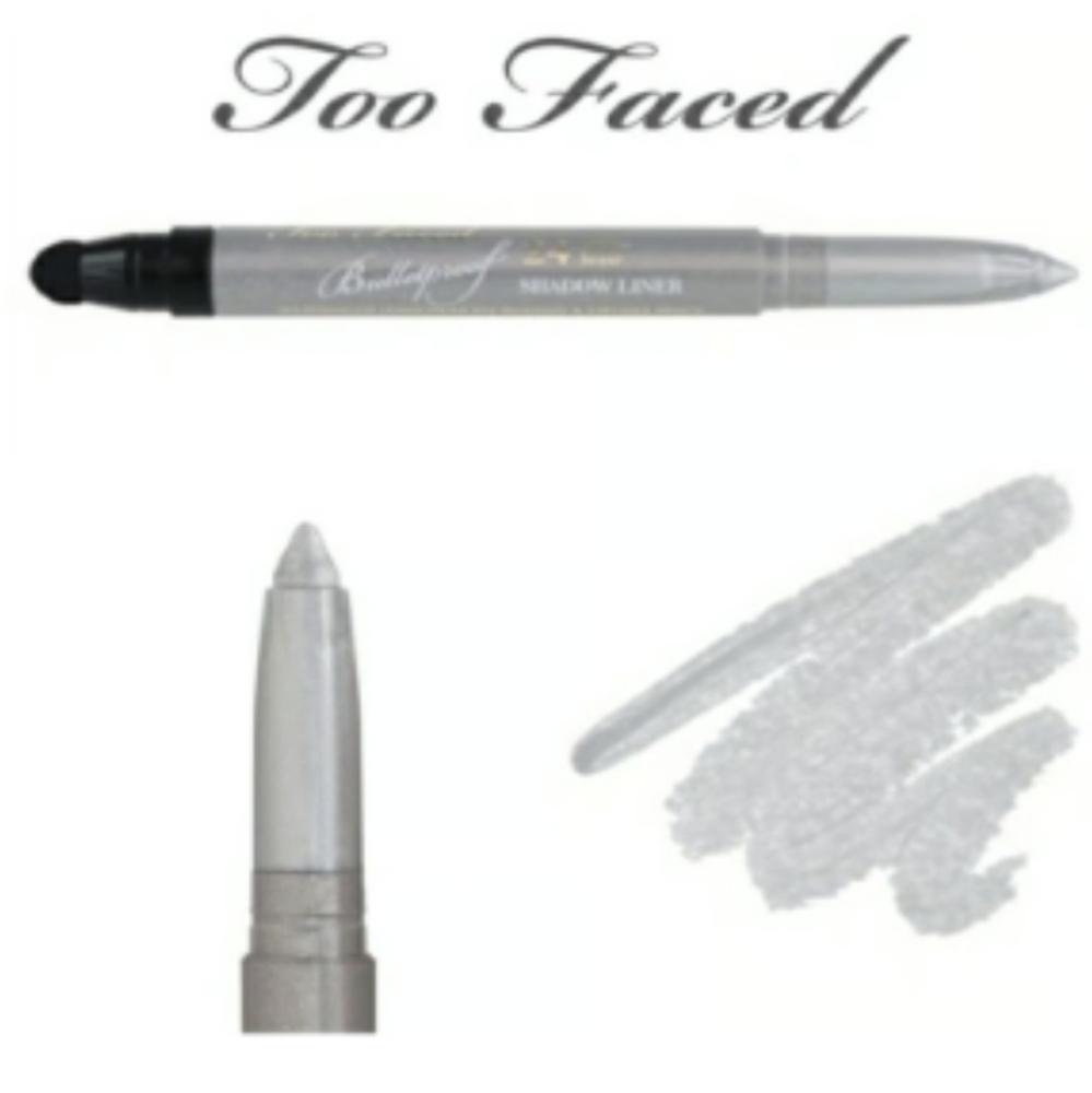 ❇️SILVER LINING Too Faced RARE DISCONTINUED Bulletproof 24 hr Liner Pencil NWT
